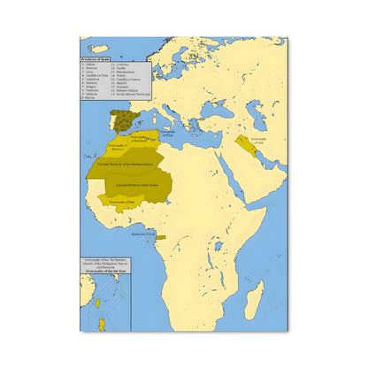 Poster Mappemonde Royale