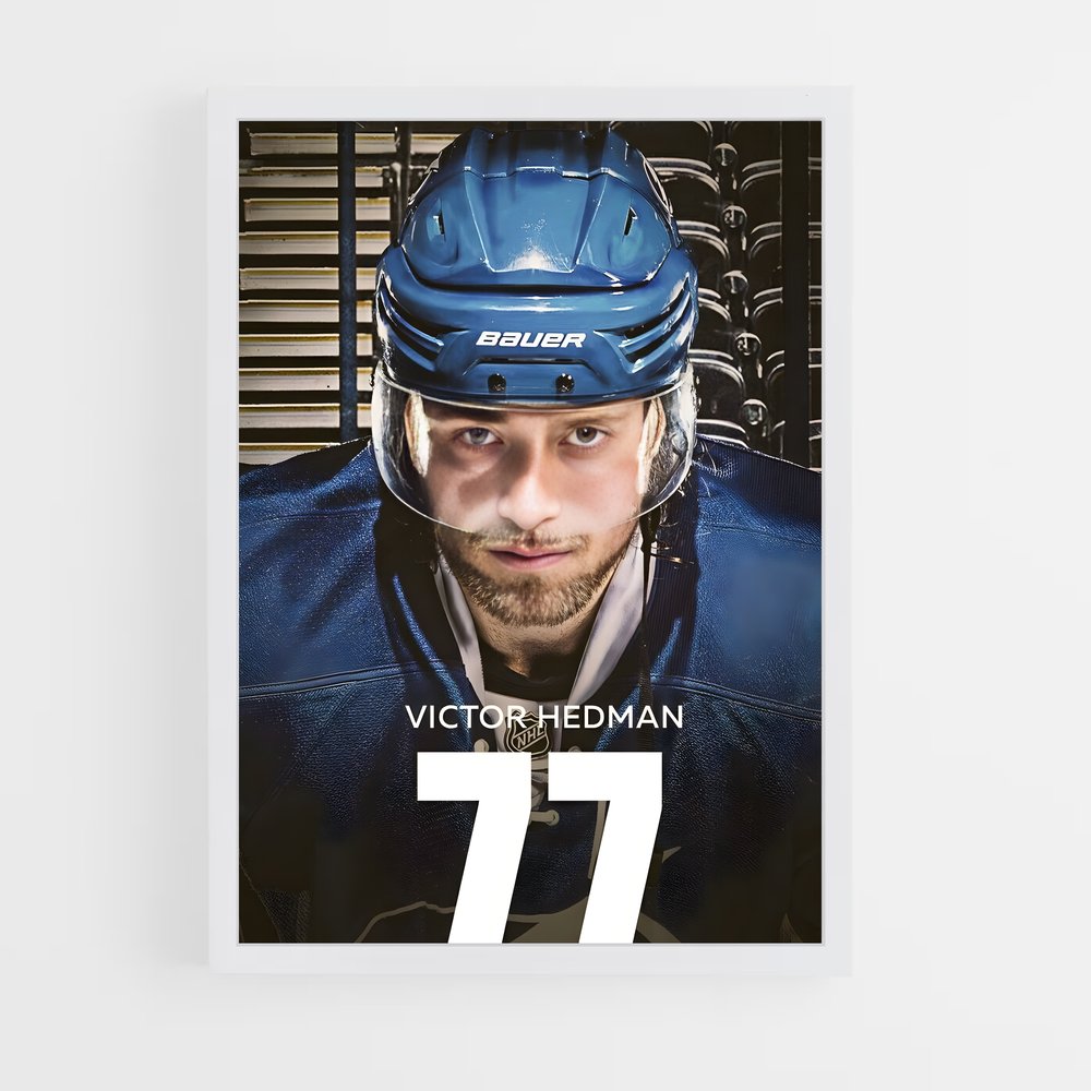 ap-victor hedman-3 cadre Blanc