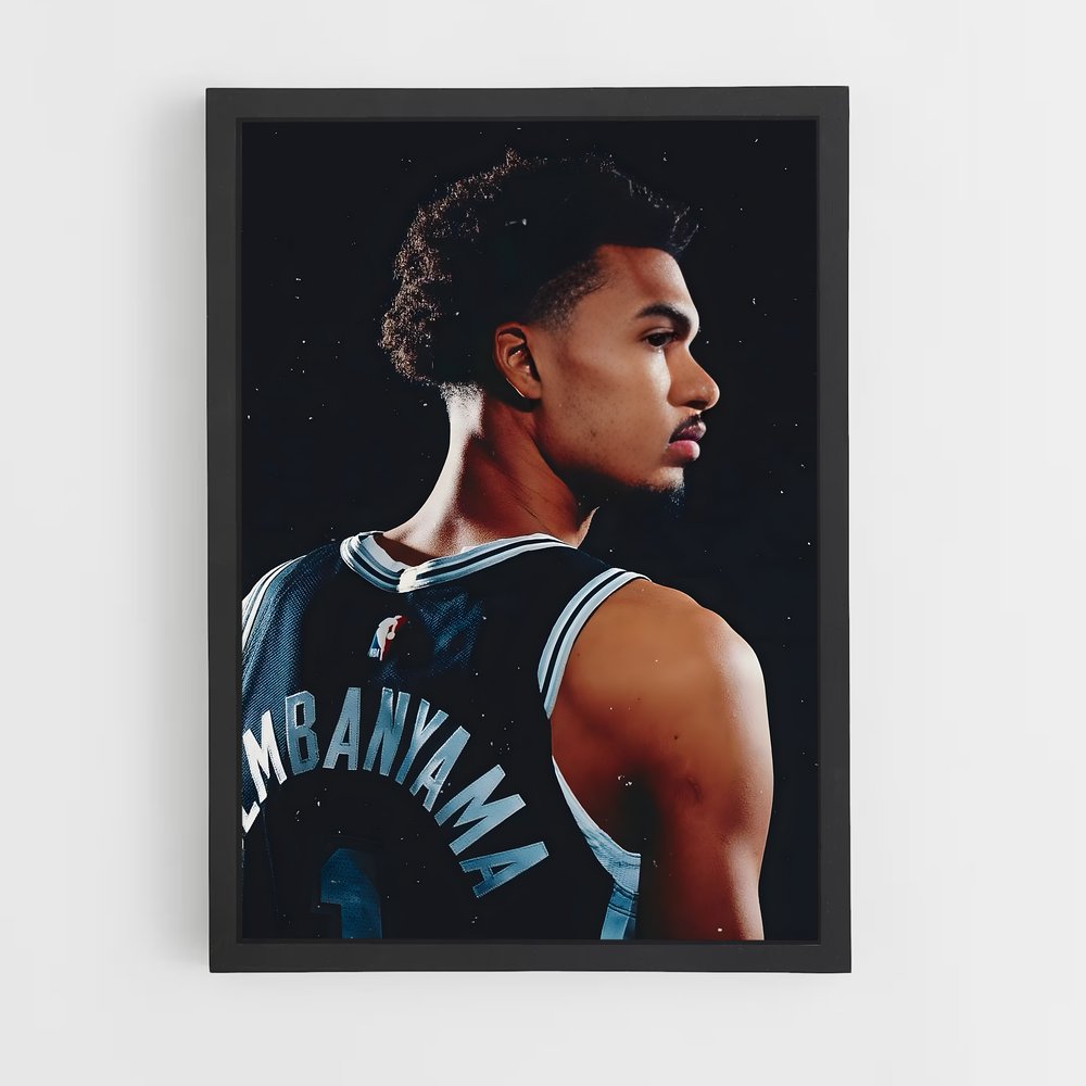 ap-victor wembanyama-1 cadre Noir