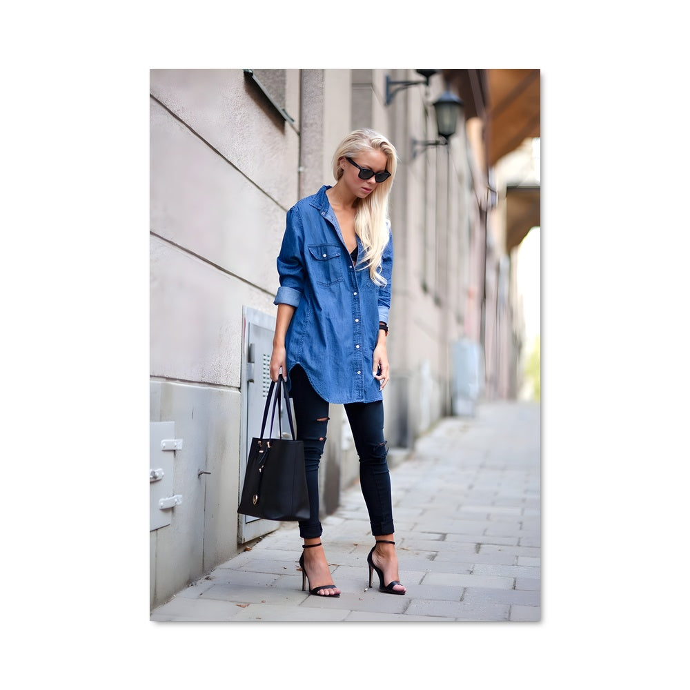 Poster Denim Chic