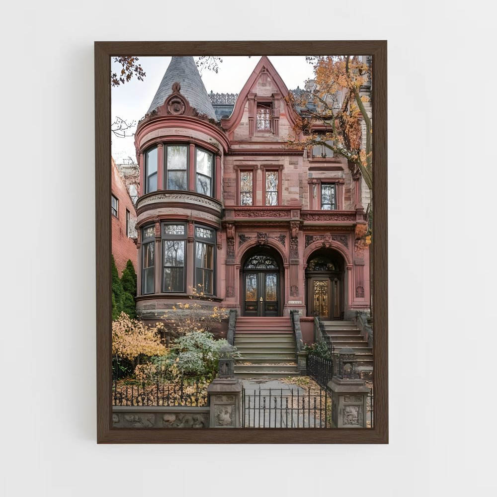 ap-victorian architecture-5 cadre Bois foncé