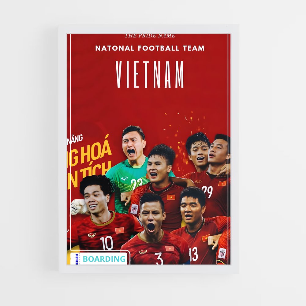 ap-vietnam national football team-2 cadre Blanc