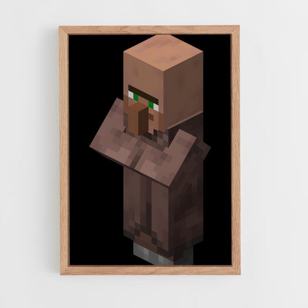 ap-villager minecraft-1 cadre Bois clair