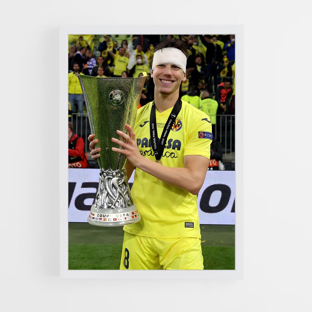 ap-villarreal cf-7 cadre Blanc