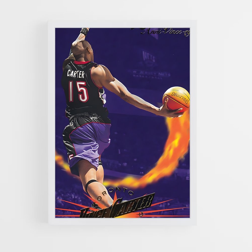 ap-vince carter-10 cadre Blanc