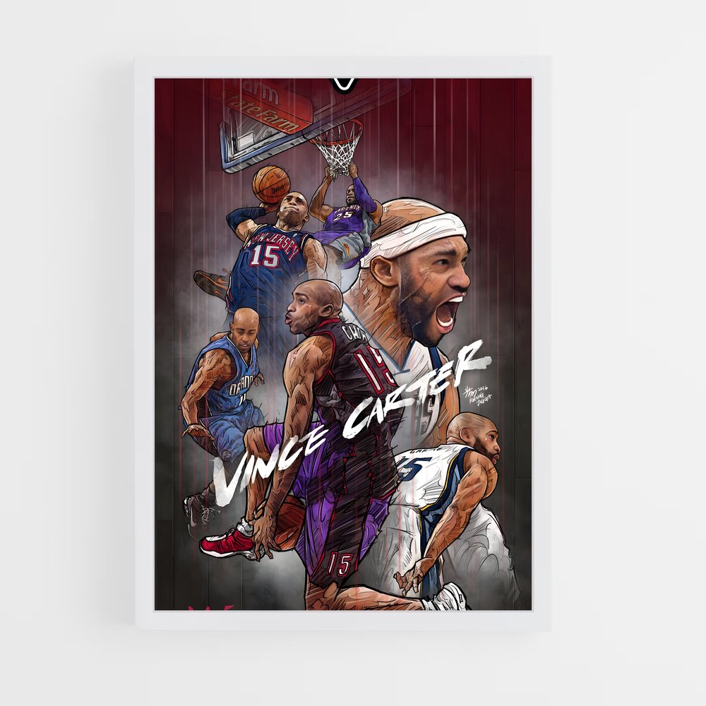 ap-vince carter-3 cadre Blanc