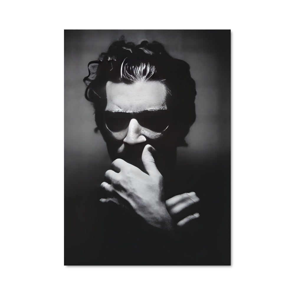 Poster Introspection Noir et Blanc