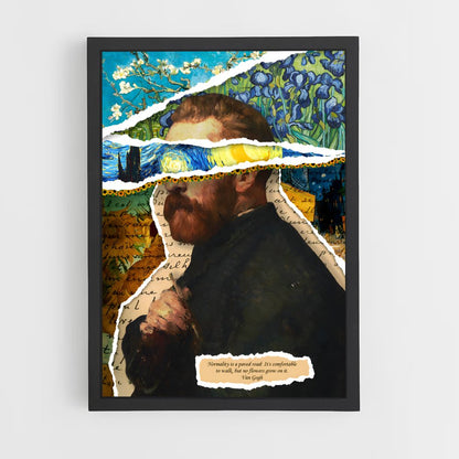 ap-vincent van gogh-4 cadre Noir
