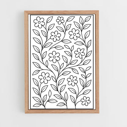 ap-vine patterns-5 cadre Bois clair