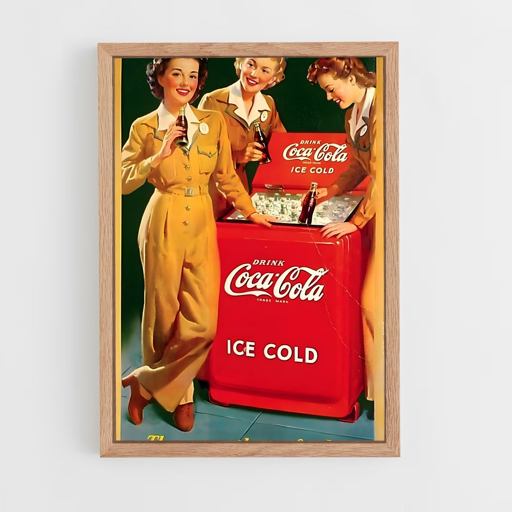 ap-vintage advertising-1 cadre Bois clair