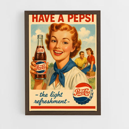 ap-vintage advertising-3 cadre Bois foncé