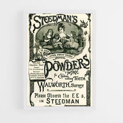 ap-vintage advertising-4 cadre Blanc