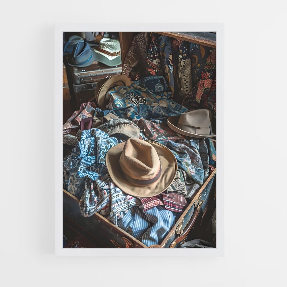 ap-vintage travel-11 cadre Blanc