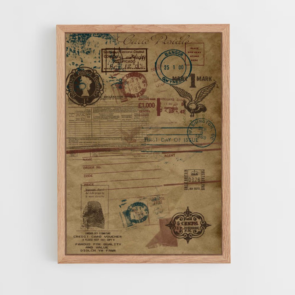 ap-vintage travel-12 cadre Bois clair