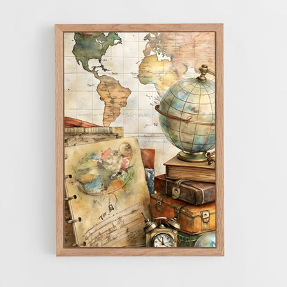 ap-vintage travel-13 cadre Bois clair