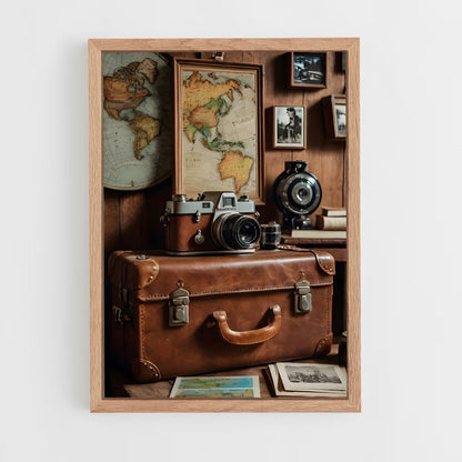ap-vintage travel-5 cadre Bois clair