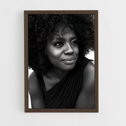 ap-viola davis-5 cadre Bois foncé