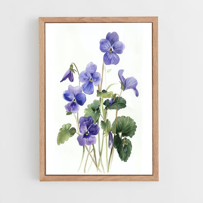 ap-violet-10 cadre Bois clair