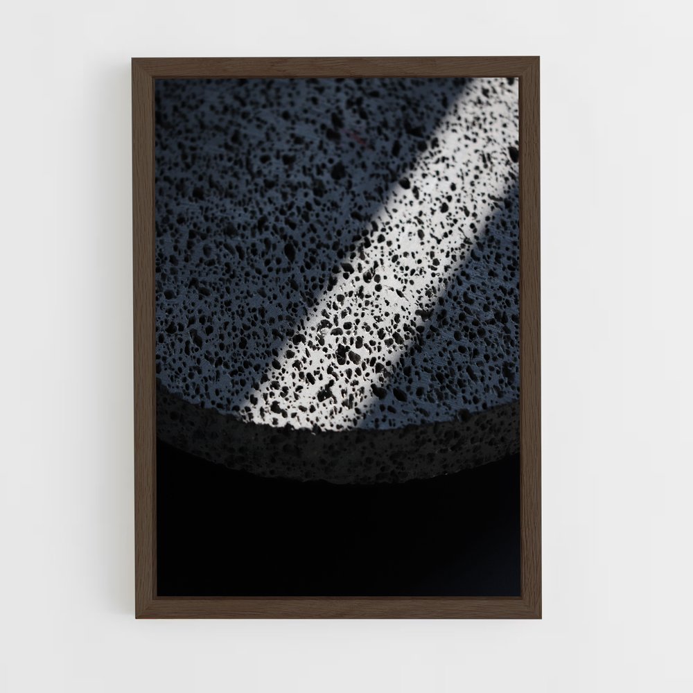 ap-volcanic rock-7 cadre Bois foncé