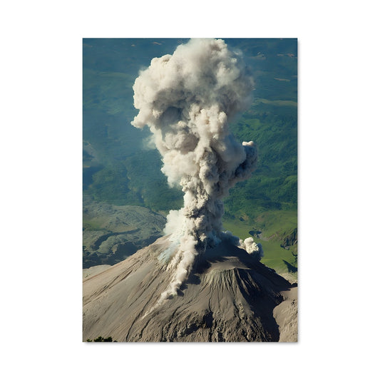 Poster Fumée Éruptive