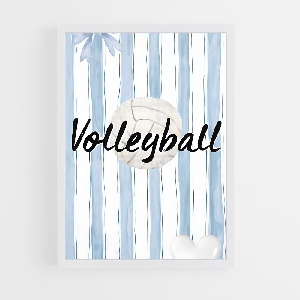 ap-volleyball-4 cadre Blanc