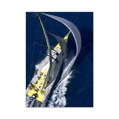 Poster Vagues et Voiles