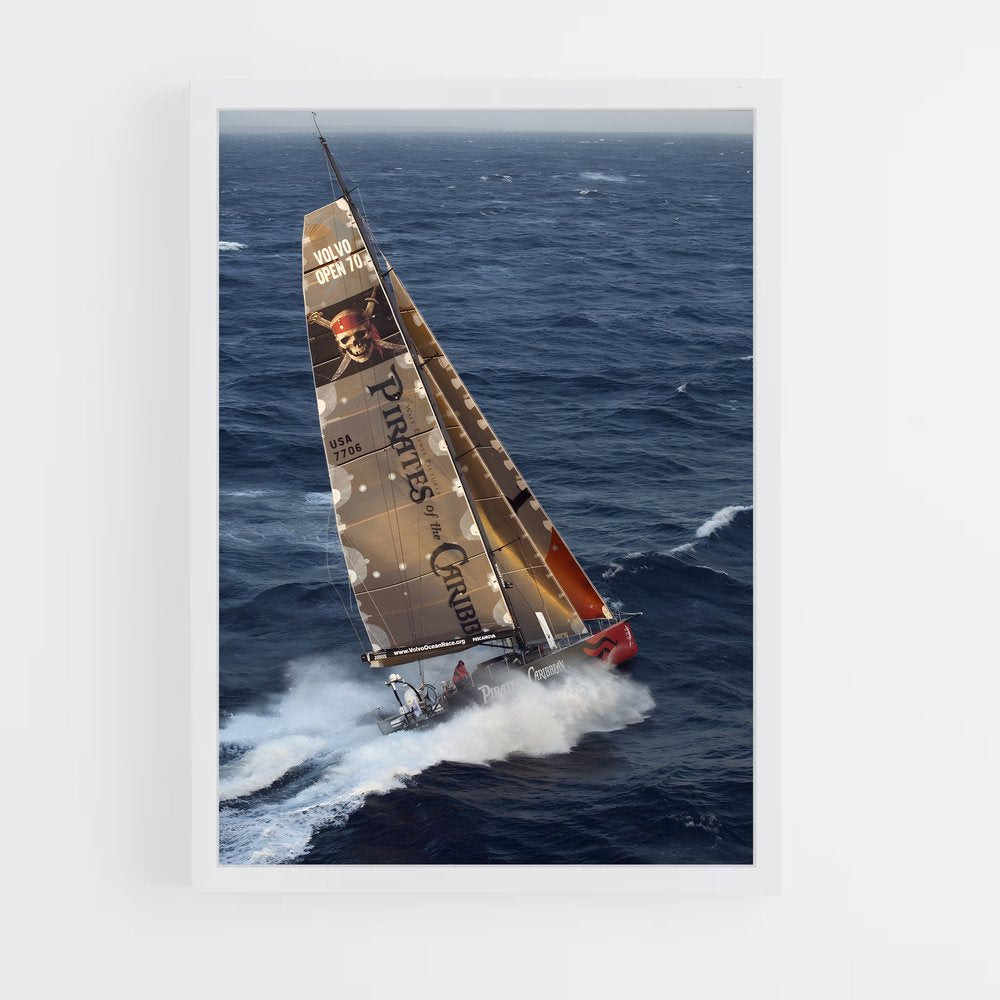 ap-volvo ocean race sailing-7 cadre Blanc