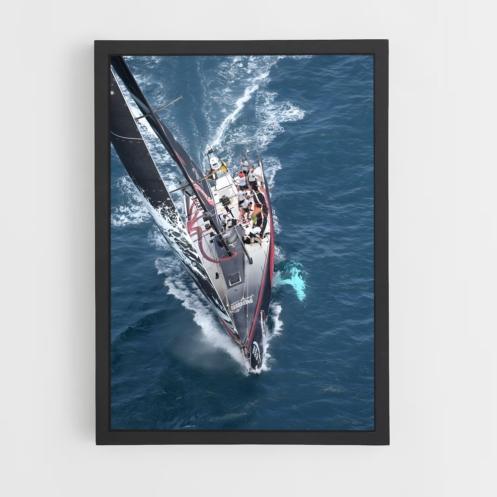 ap-volvo ocean race sailing-9 cadre Noir