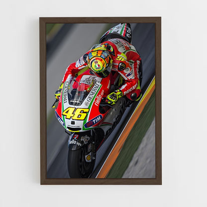 ap-vr46 racing team-3 cadre Bois foncé