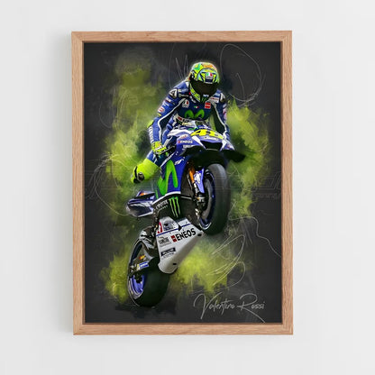 ap-vr46 racing team-4 cadre Bois clair