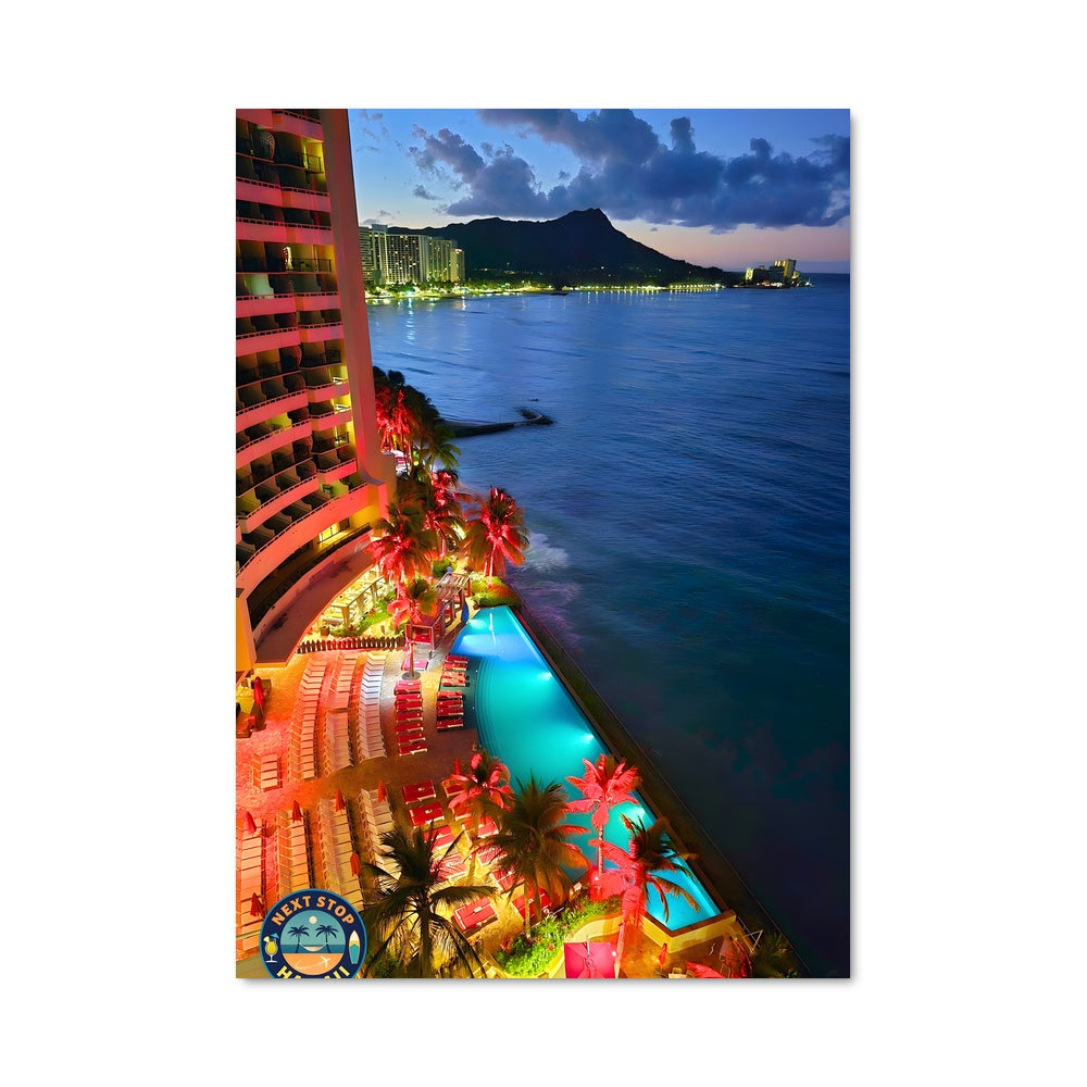 Poster Nuit à Saint-Lucie