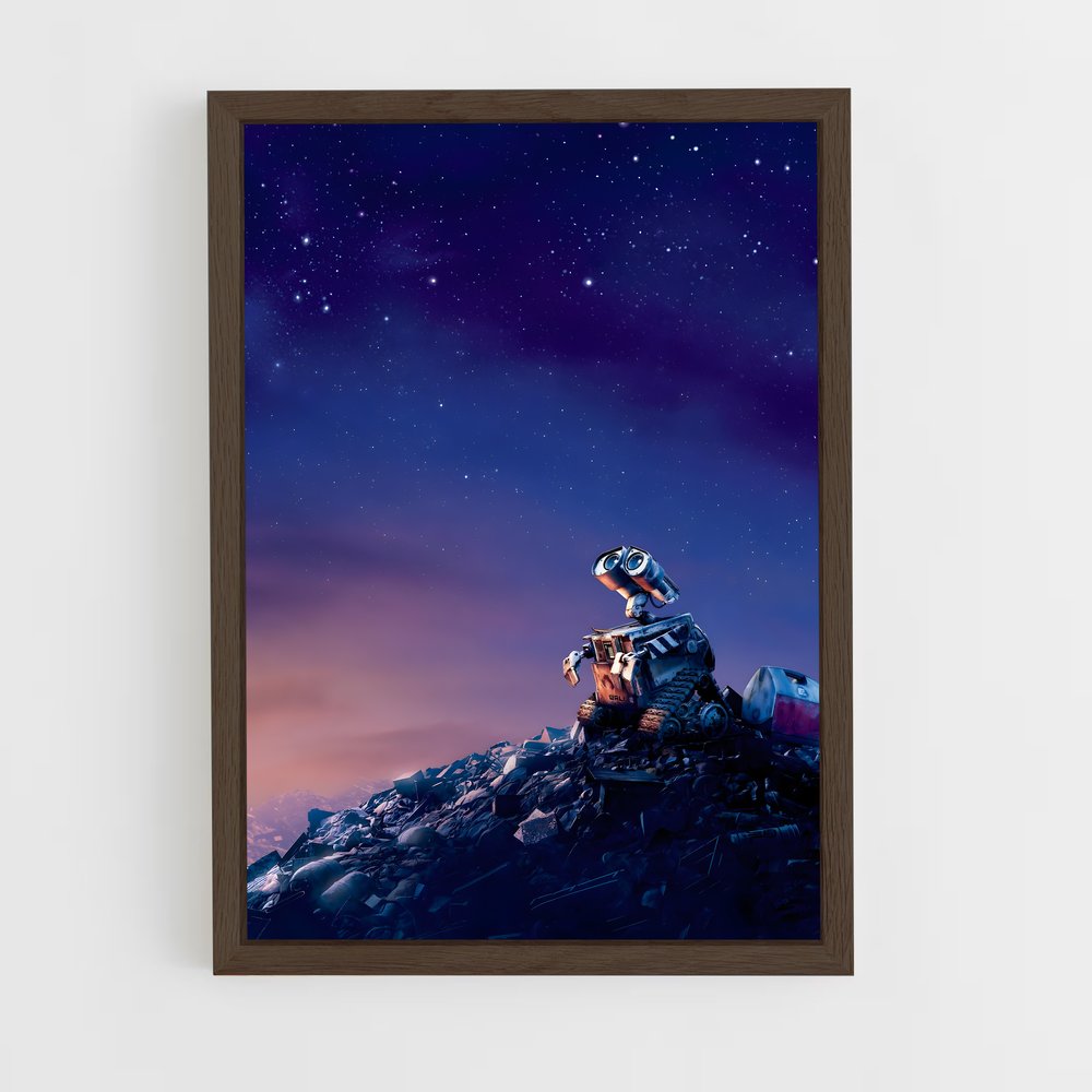 ap-wall-e-7 cadre Bois foncé