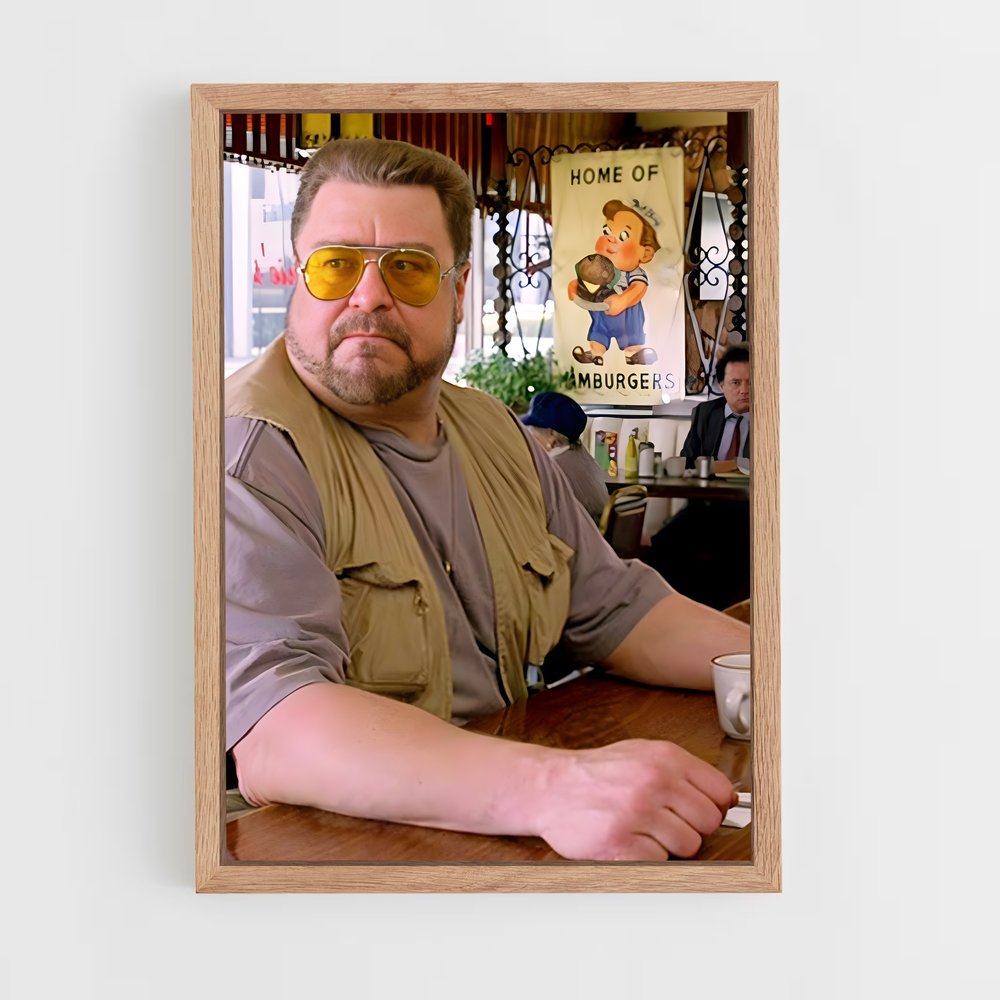 ap-walter sobchak-1 cadre Bois clair