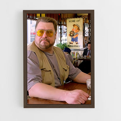 ap-walter sobchak-1 cadre Bois foncé