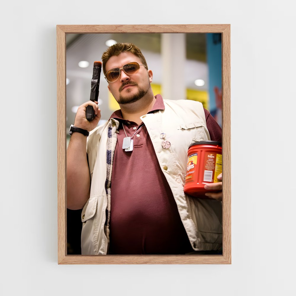 ap-walter sobchak-3 cadre Bois clair
