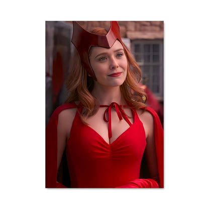 Poster Sorcière Rouge