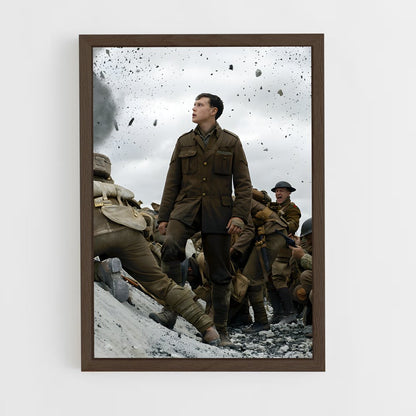 ap-war movie-5 cadre Bois foncé