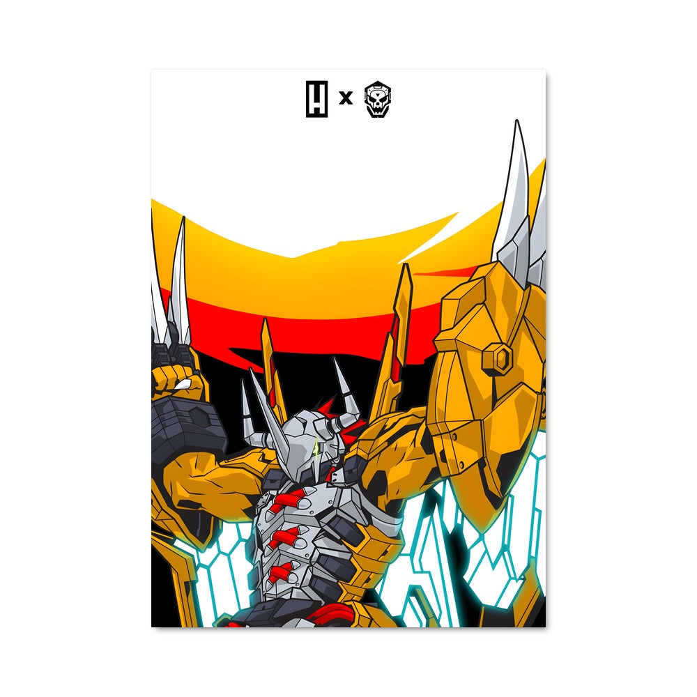 Poster Wargreymon : Armé pour la Victoire
