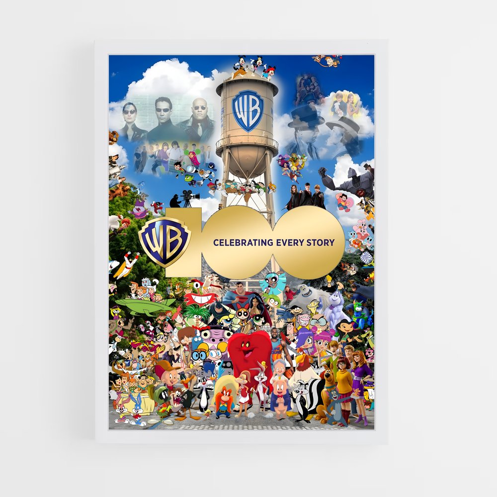 ap-warner bros-2 cadre Blanc
