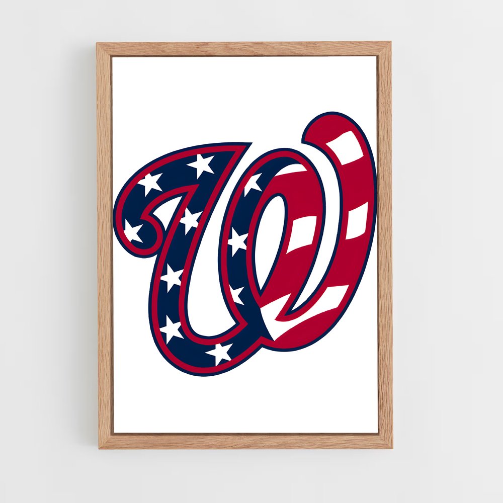 ap-washington nationals-5 cadre Bois clair