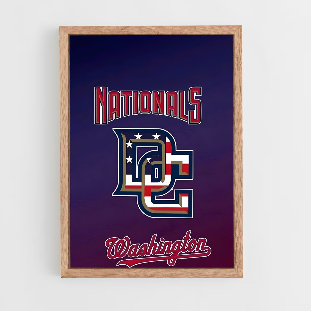 ap-washington nationals-7 cadre Bois clair