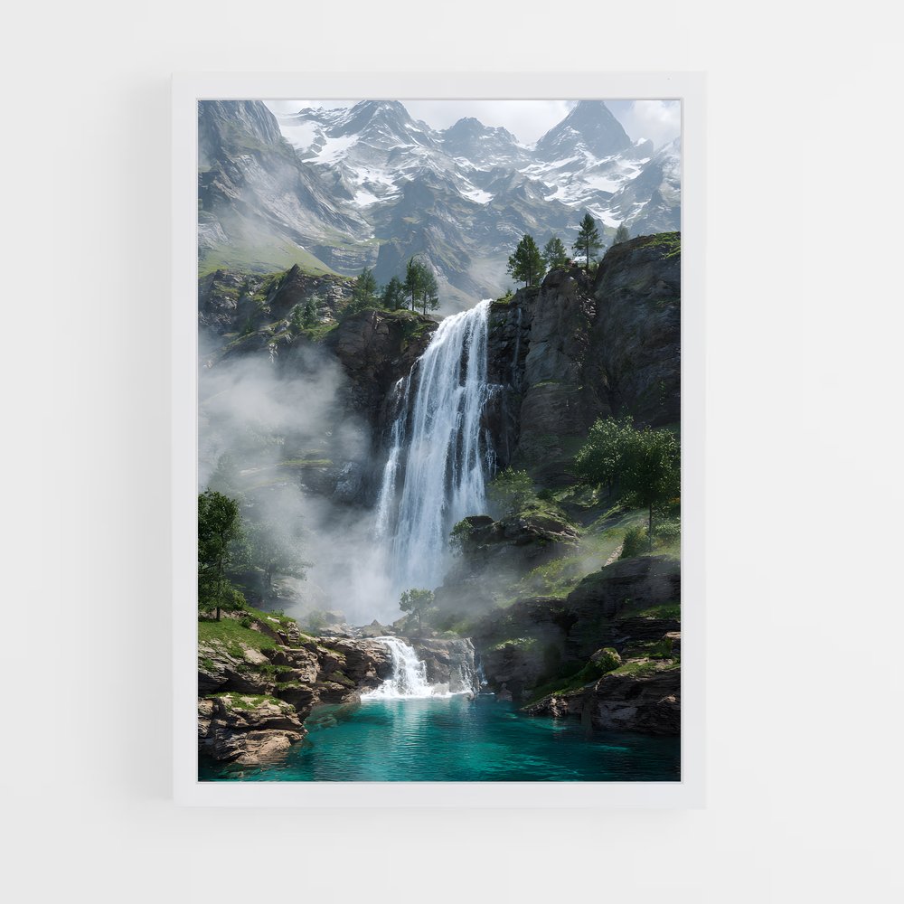 ap-waterfall-1 cadre Blanc