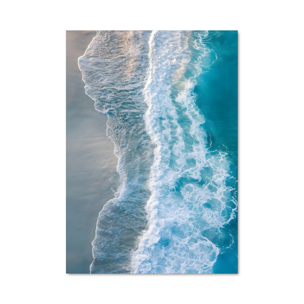 Poster Vagues de Plage