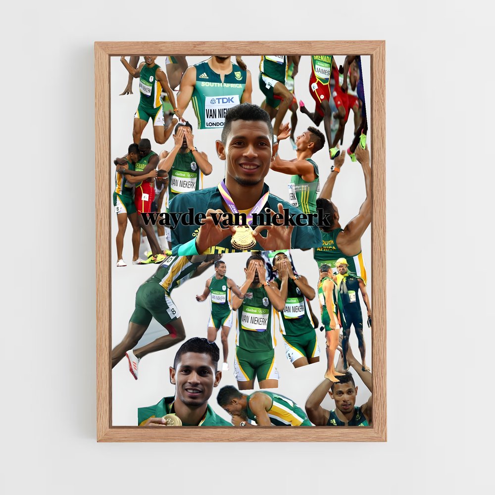 ap-wayde van niekerk-4 cadre Bois clair