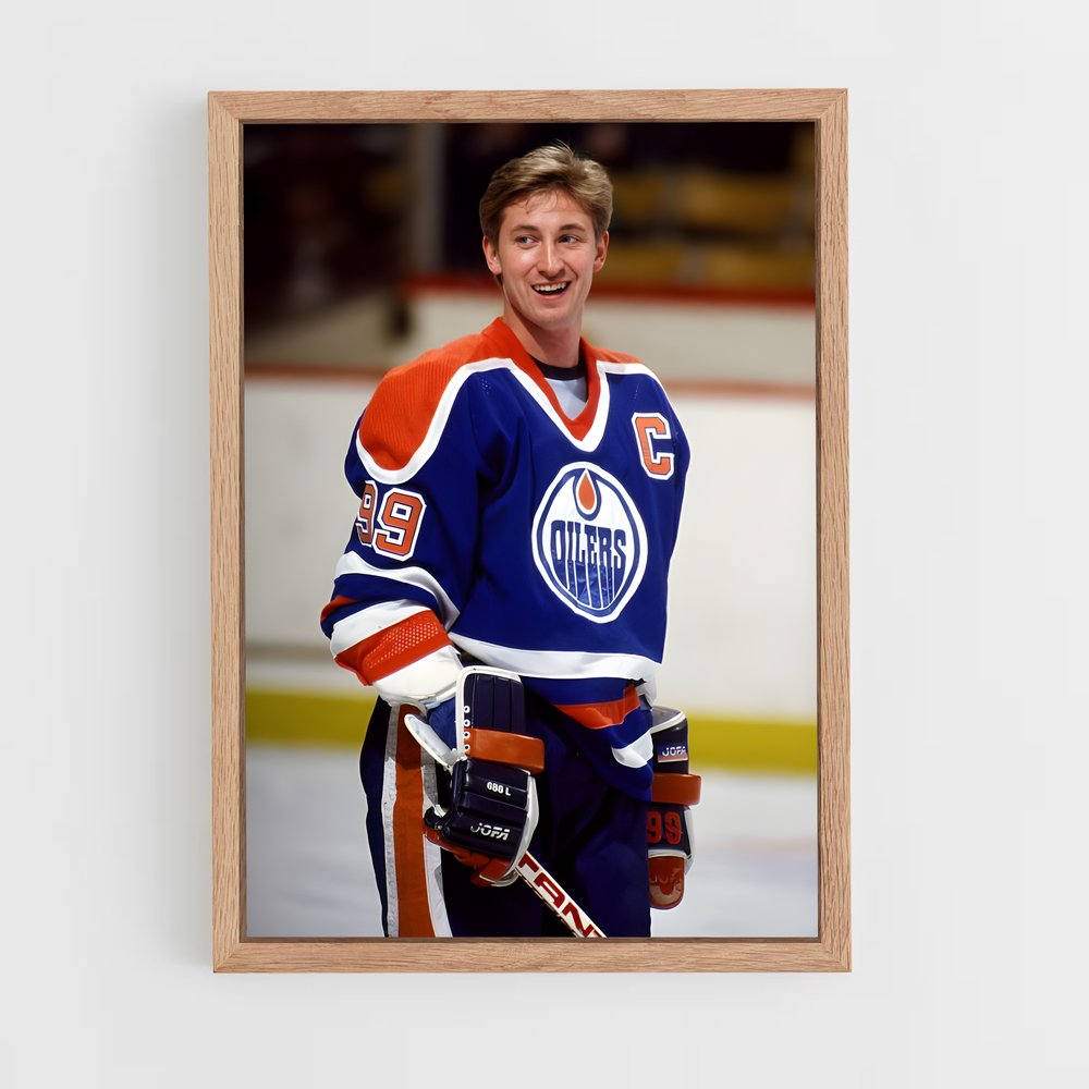 ap-wayne gretzky-1 cadre Bois clair