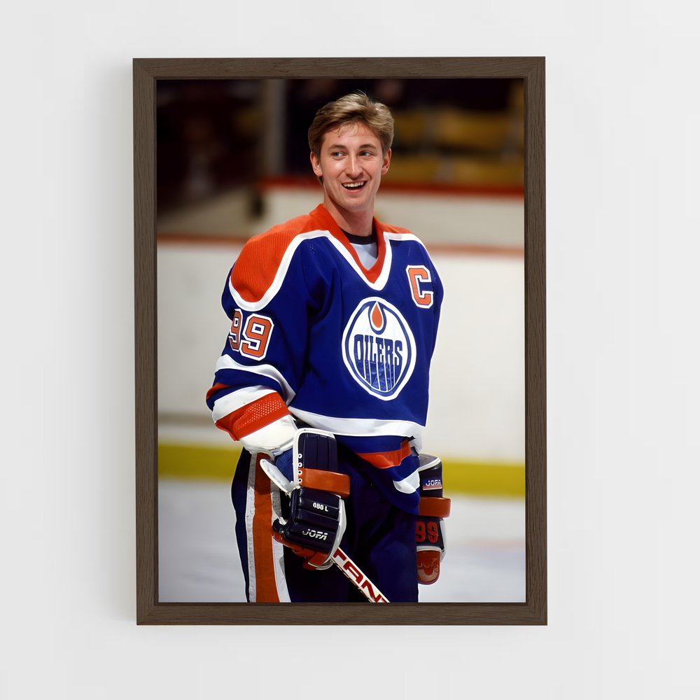 ap-wayne gretzky-1 cadre Bois foncé