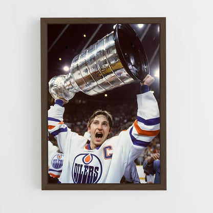 ap-wayne gretzky-9 cadre Bois foncé