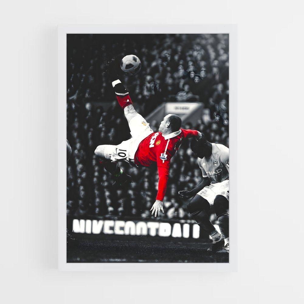 ap-wayne rooney-5 cadre Blanc