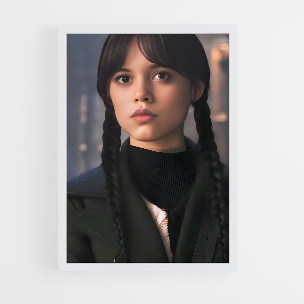 ap-wednesday addams-3 cadre Blanc