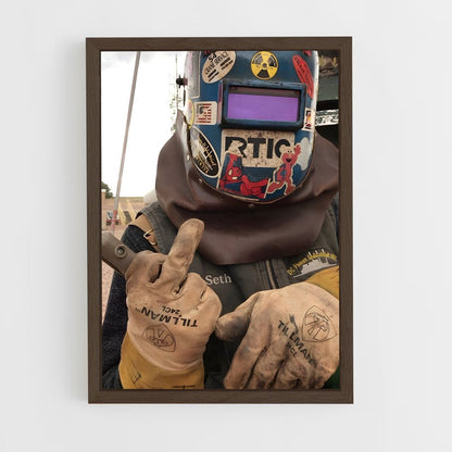 ap-welder-1 cadre Bois foncé